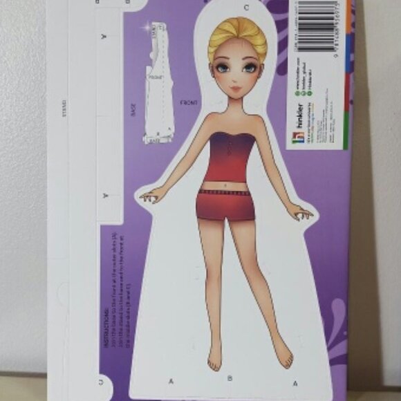 Set of sticker stylist book and 2 paper doll books - Picture 4 of 9